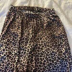 PrettyLittleThing Leopard Print Pajama Pants